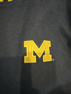 Nike NCAA Varsity Bomber Jacket with Leather Sleeves