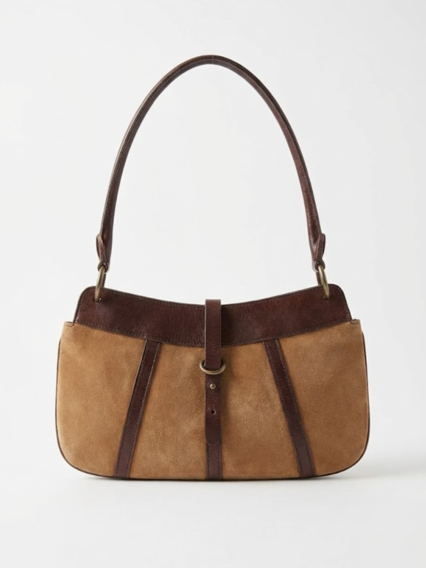 Vintage Ralph Lauren Suede Shoulder Bag