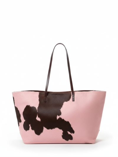 Fendi Vintage Pink Ponyhair Tote Bag