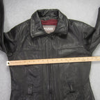 Wilsons Leather Jacket - Black Leather with Removable Thinsulate Liner