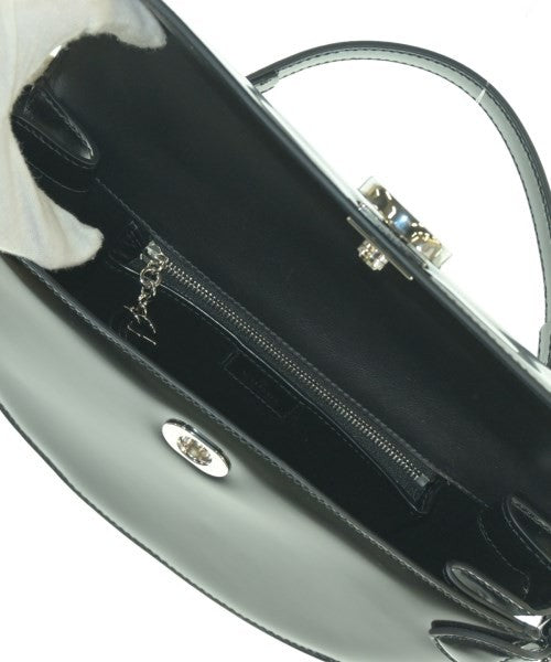 Gucci Half Moon Shoulder Bag, Black Calf Leather