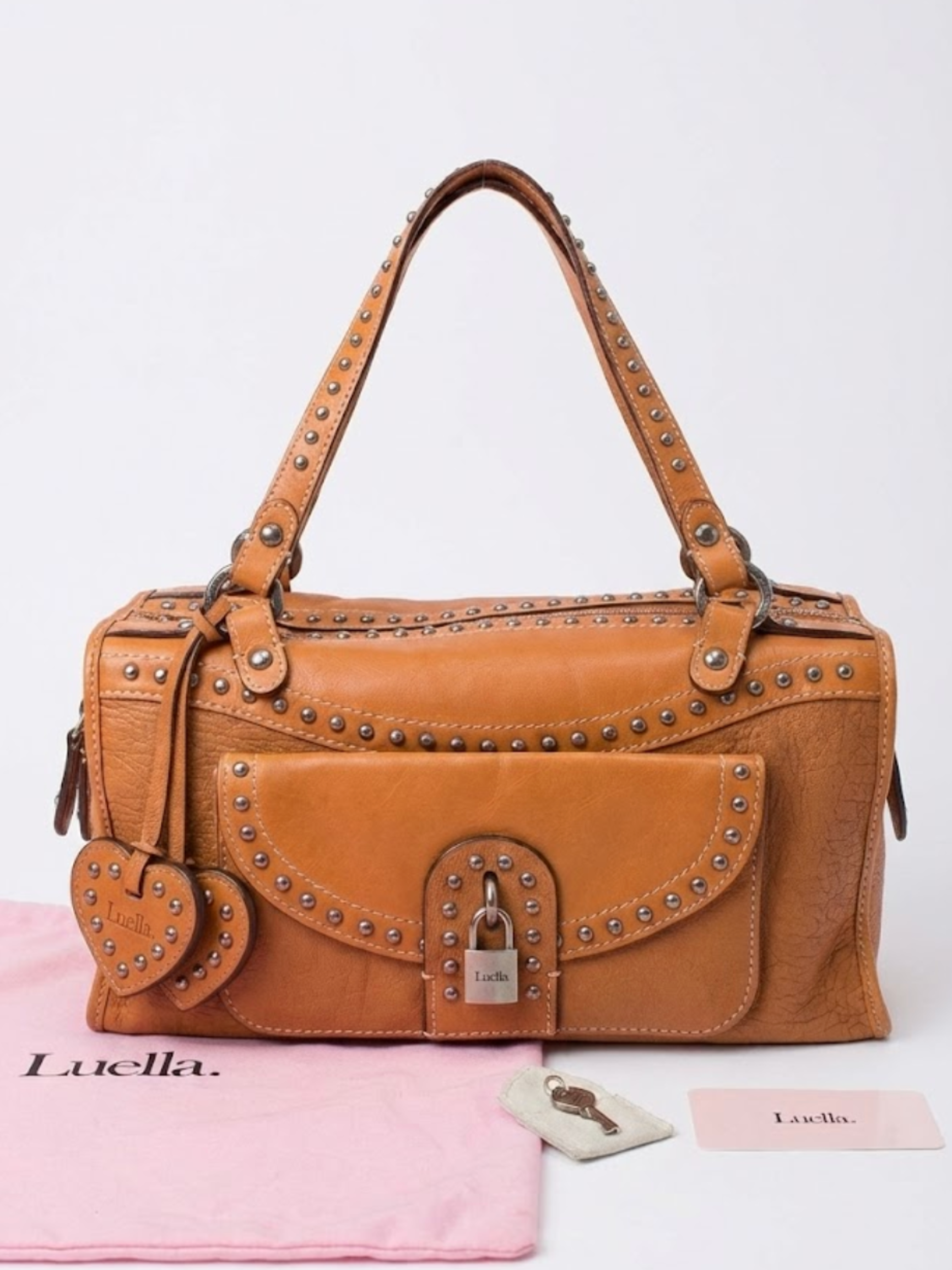 Vintage Luella Leather Studded Handbag