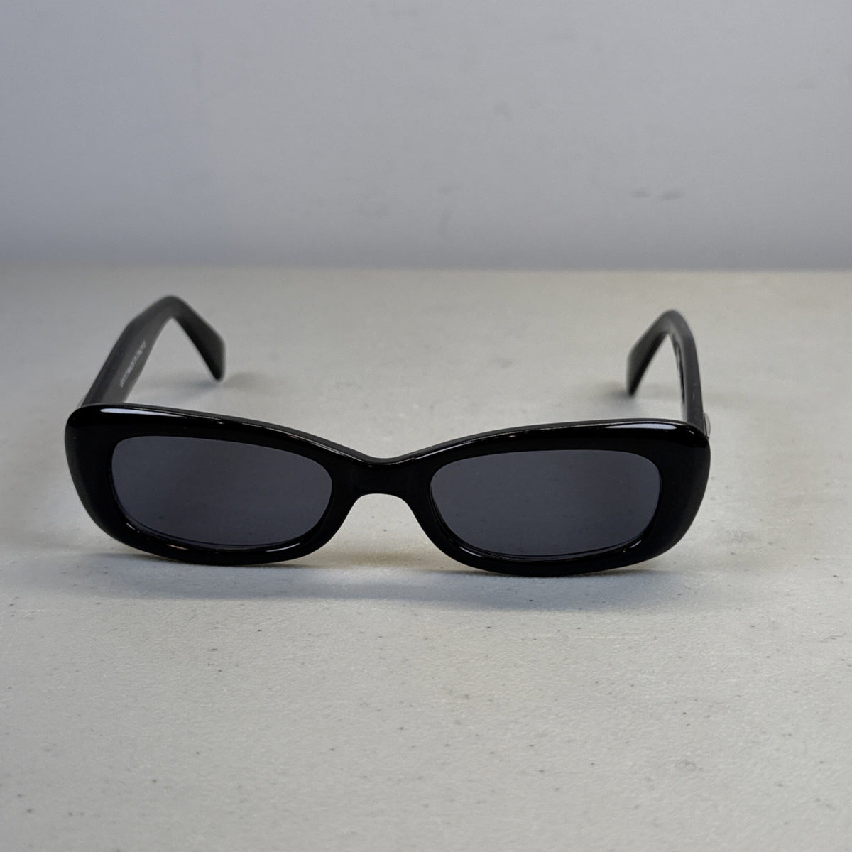 Gucci Oval Sunglasses, Black with Side G Logo