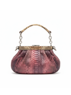 Vintage Prada Exotic Python & Lizard Handle Evening Bag