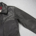 Wilsons Leather Jacket - Black Leather with Removable Thinsulate Liner
