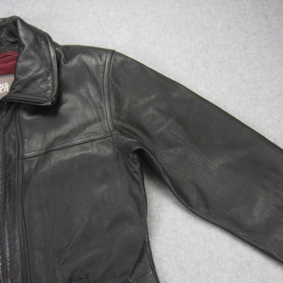 Wilsons Leather Jacket - Black Leather with Removable Thinsulate Liner