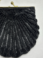 Vintage La Regale Beaded Clam Shell Clutch