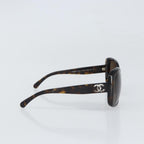 Chanel Black Plastic CC Sunglasses