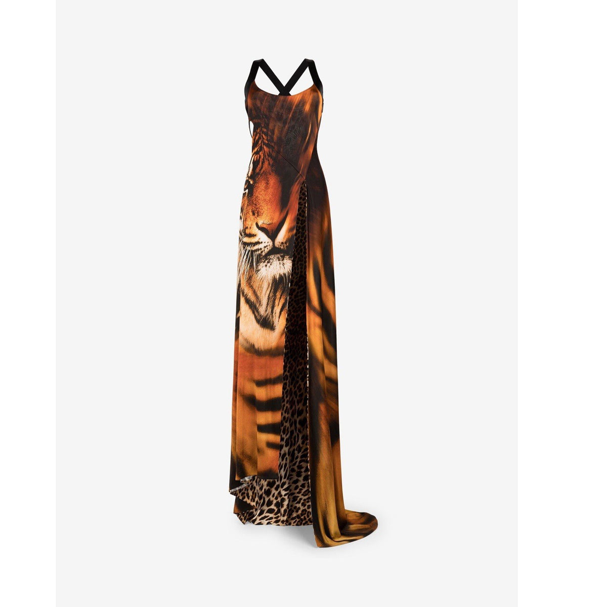 Roberto Cavalli Tiger Print Dress