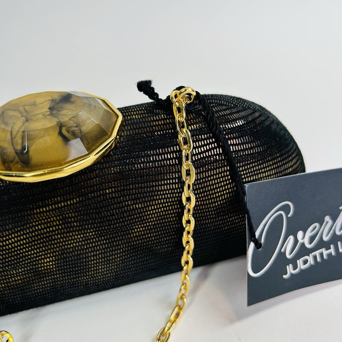 Judith Leiber Moire Classic Clutch Evening Bag
