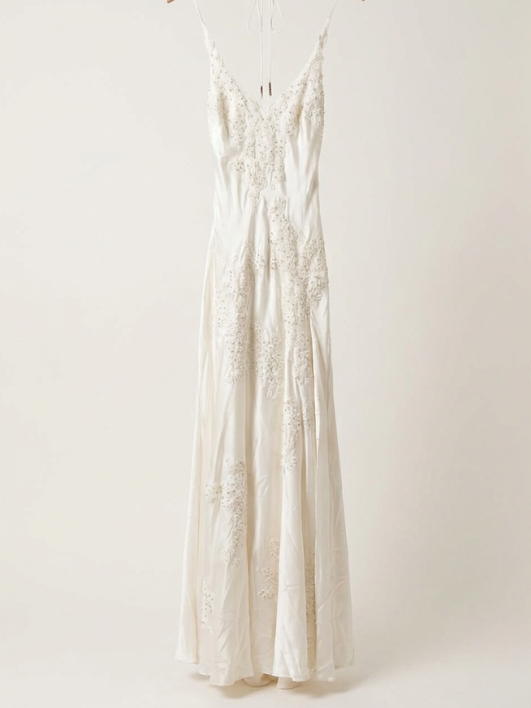 Sue Wong Vintage Fully Hand-Beaded 100% Silk Bridal Gown