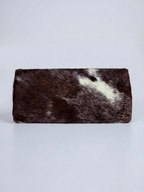 Rarity Handmade Brown & White Cowhide Leather Clutch Cape Town