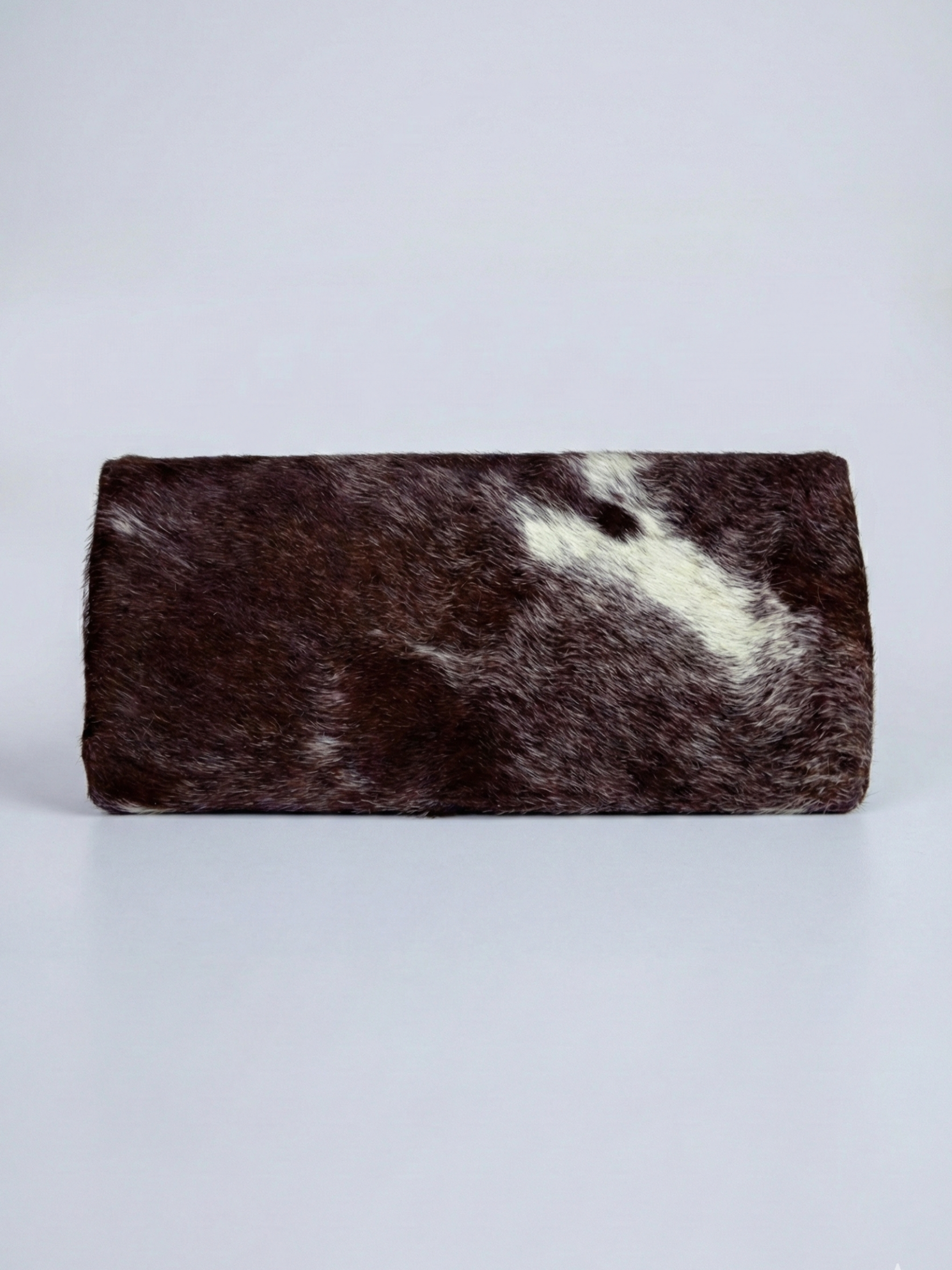 Rarity Handmade Brown & White Cowhide Leather Clutch Cape Town