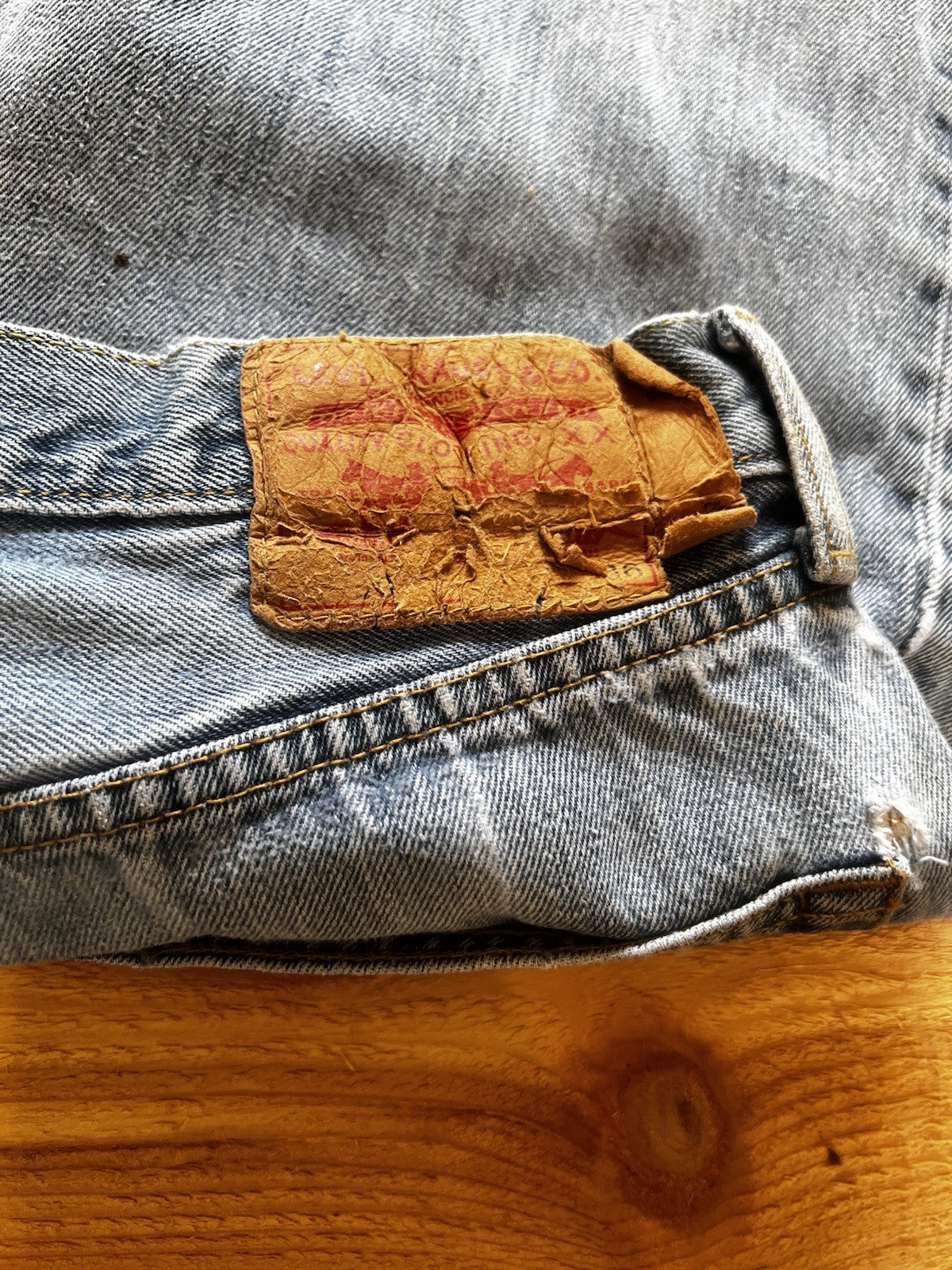 Levi's 501 Straight Fit Denim Jeans, Blue Light Wash