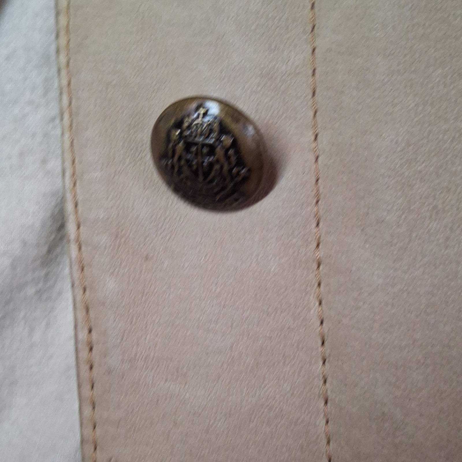 Wilsons Leather Maxima Beige Belted Short Leather Jacket