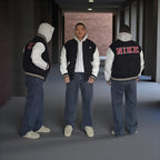 Nike Varsity Wool and Leather Jacket