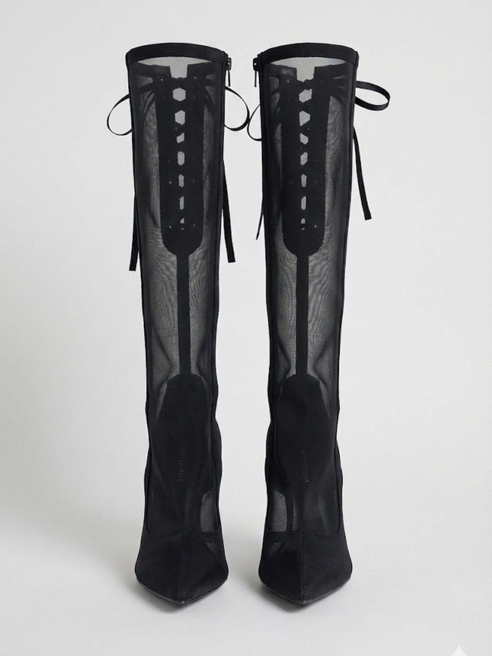 Vintage Giuseppe Zanotti Mesh Knee High Boots