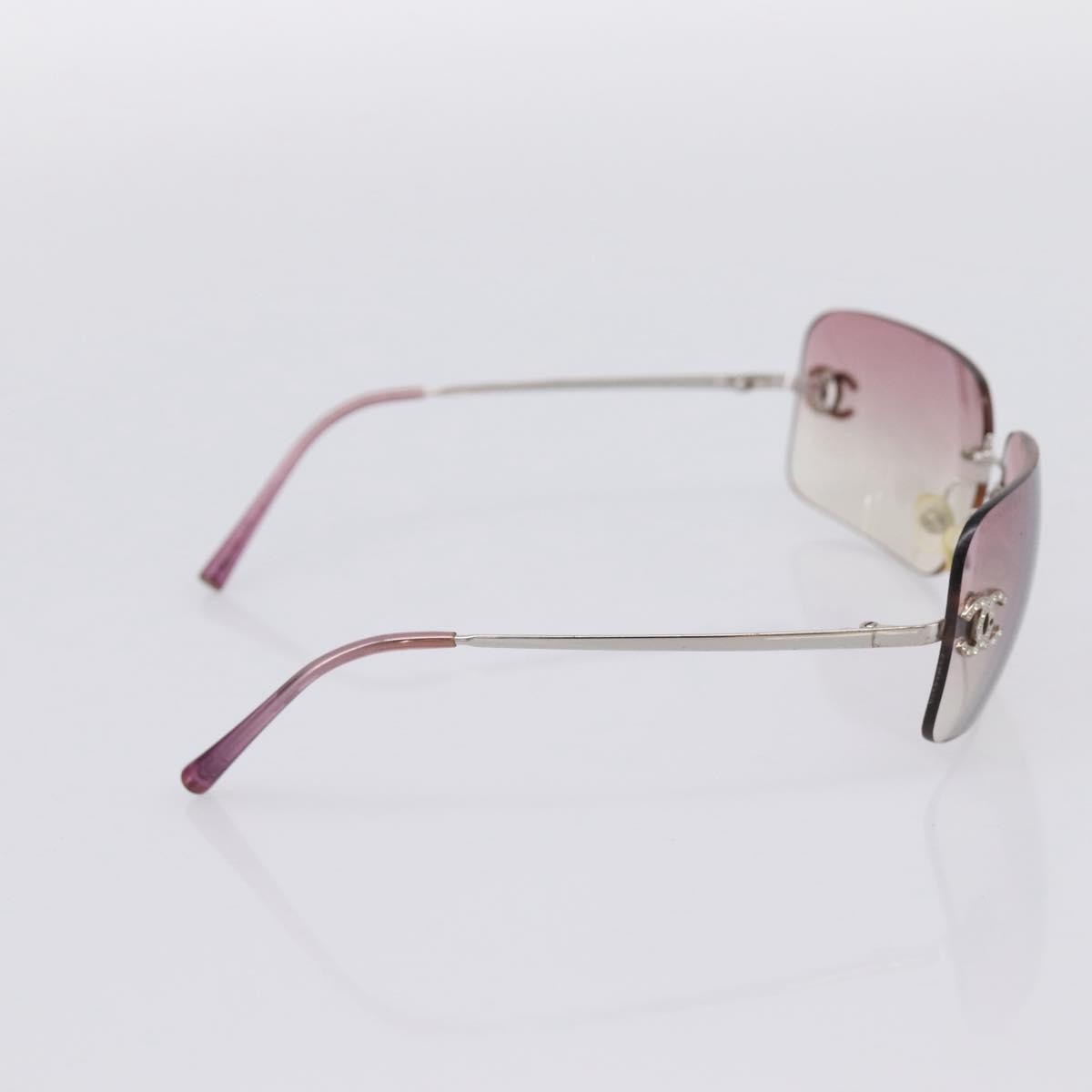 Chanel Silver Metal CC Sunglasses