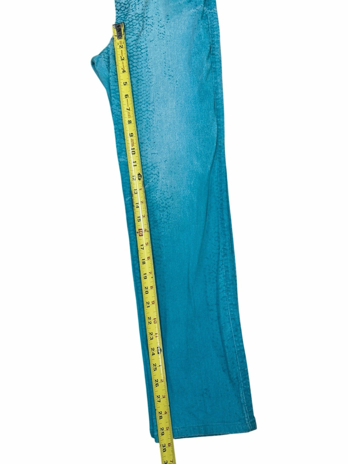 Just Cavalli Blue Python Print Jeans
