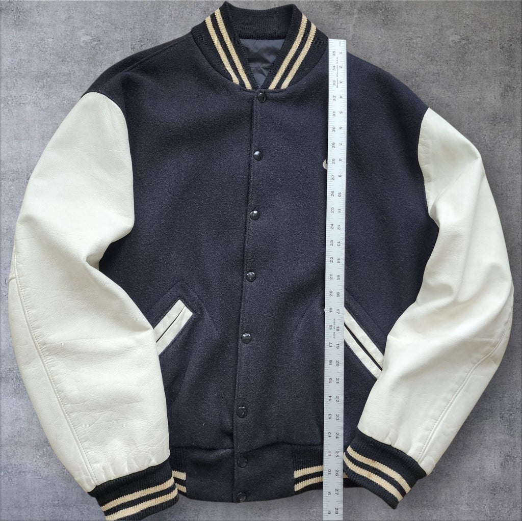 Nike Varsity Wool and Leather Jacket