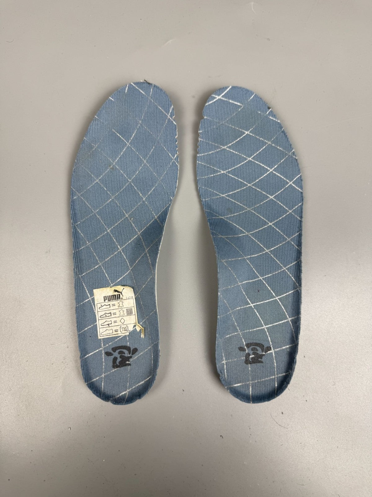 Puma Uke Vintage Blue Suede Sneakers, Women's US 7