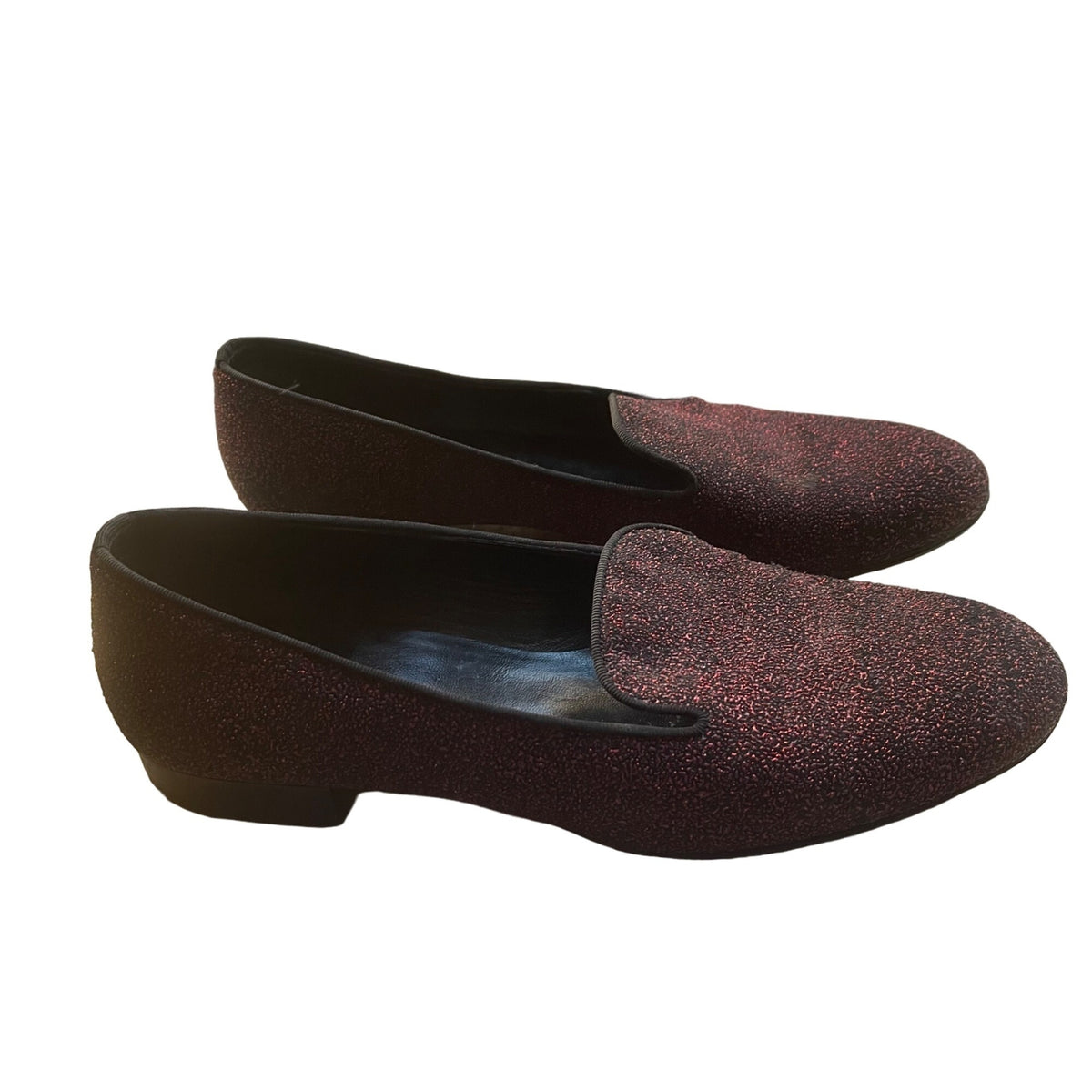 YSL Yves Saint Laurent Rouge Orient Glitter Slipper Flats