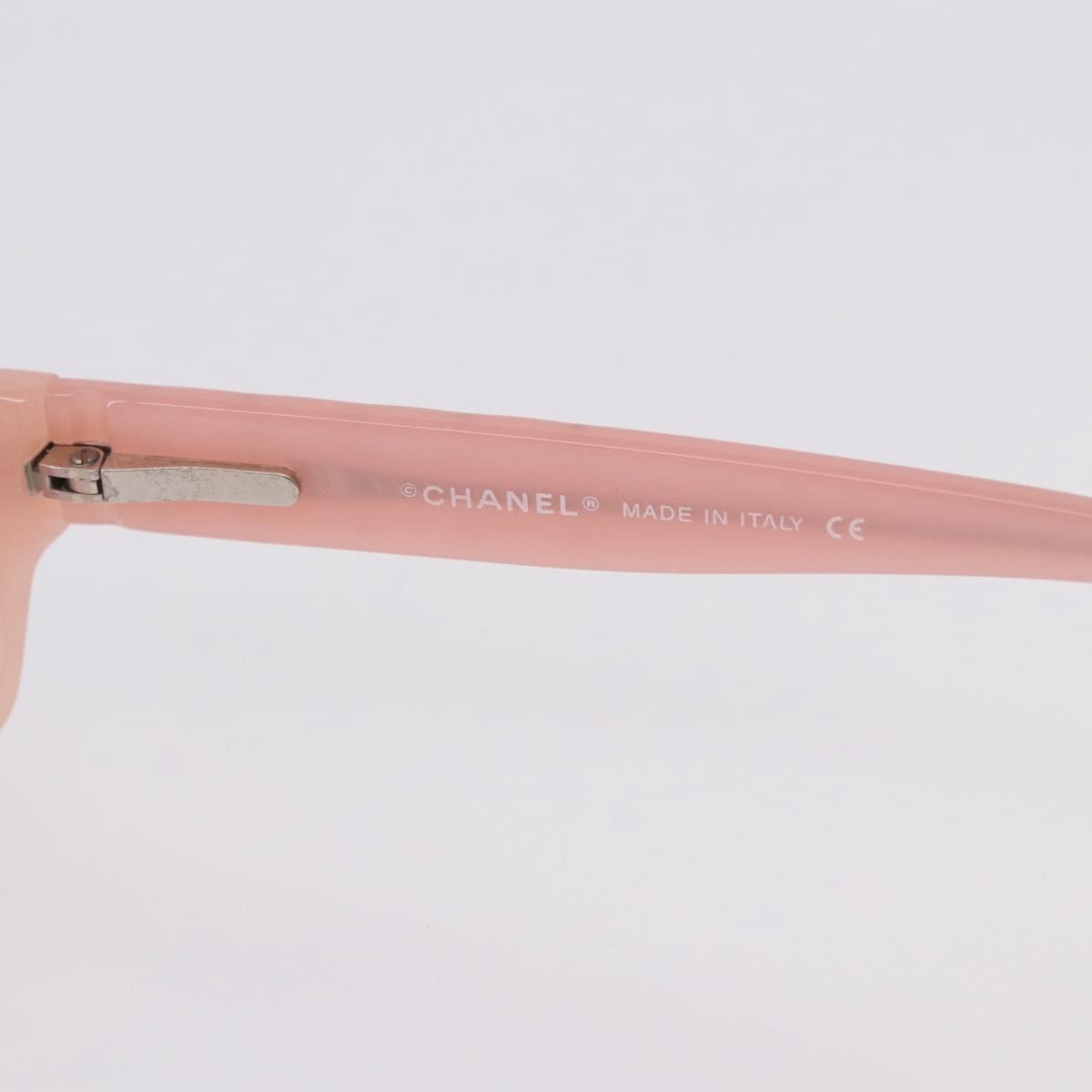 Chanel Pink Plastic CC Sunglasses