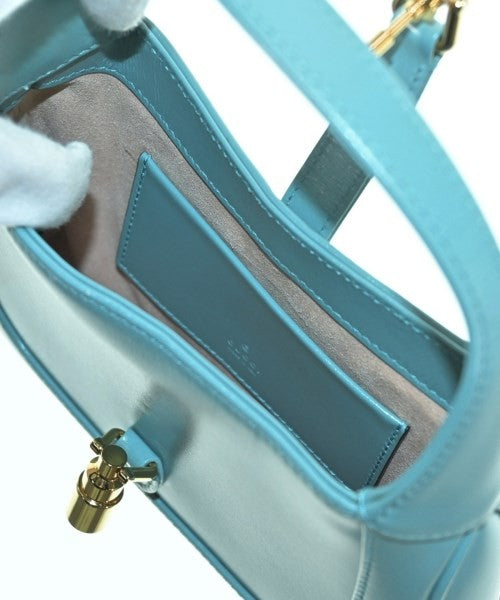 Gucci Jackie 1961 2Way Shoulder Bag in Light Blue Leather