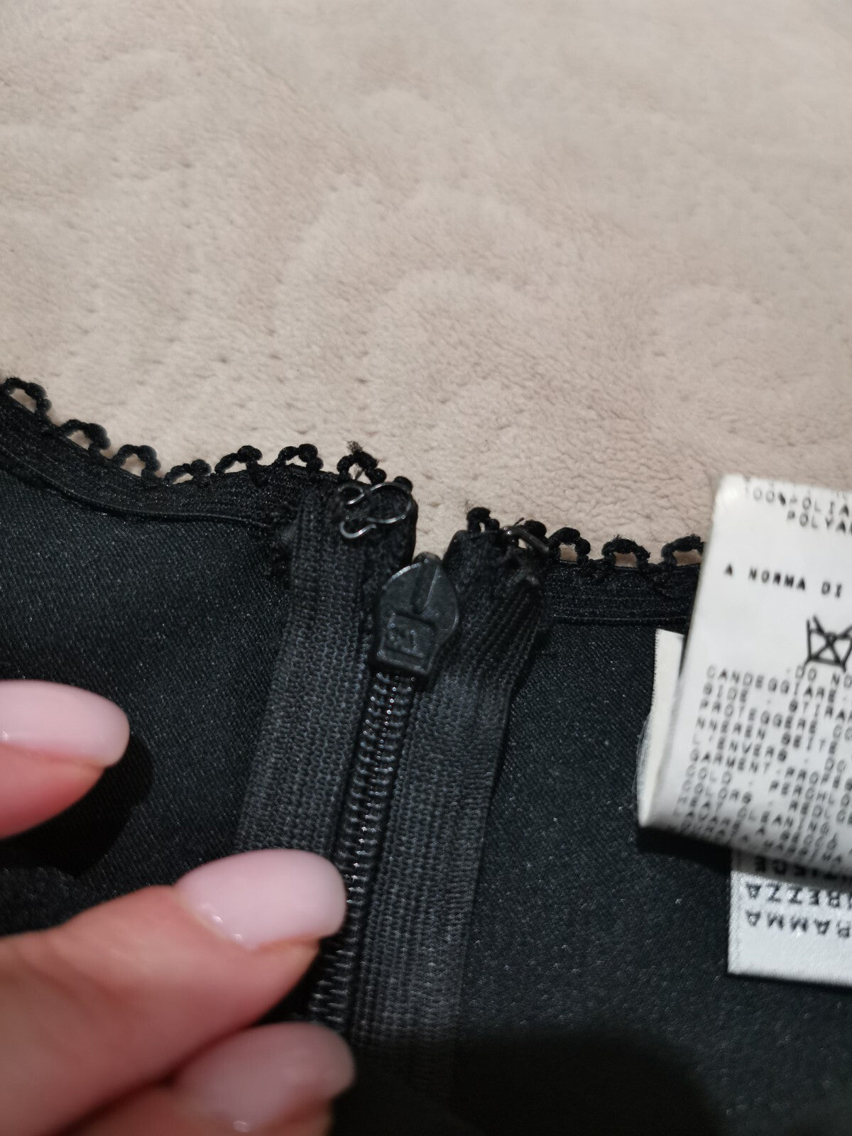 Dolce & Gabbana Lace-Up Bustier Dress in Black Satin