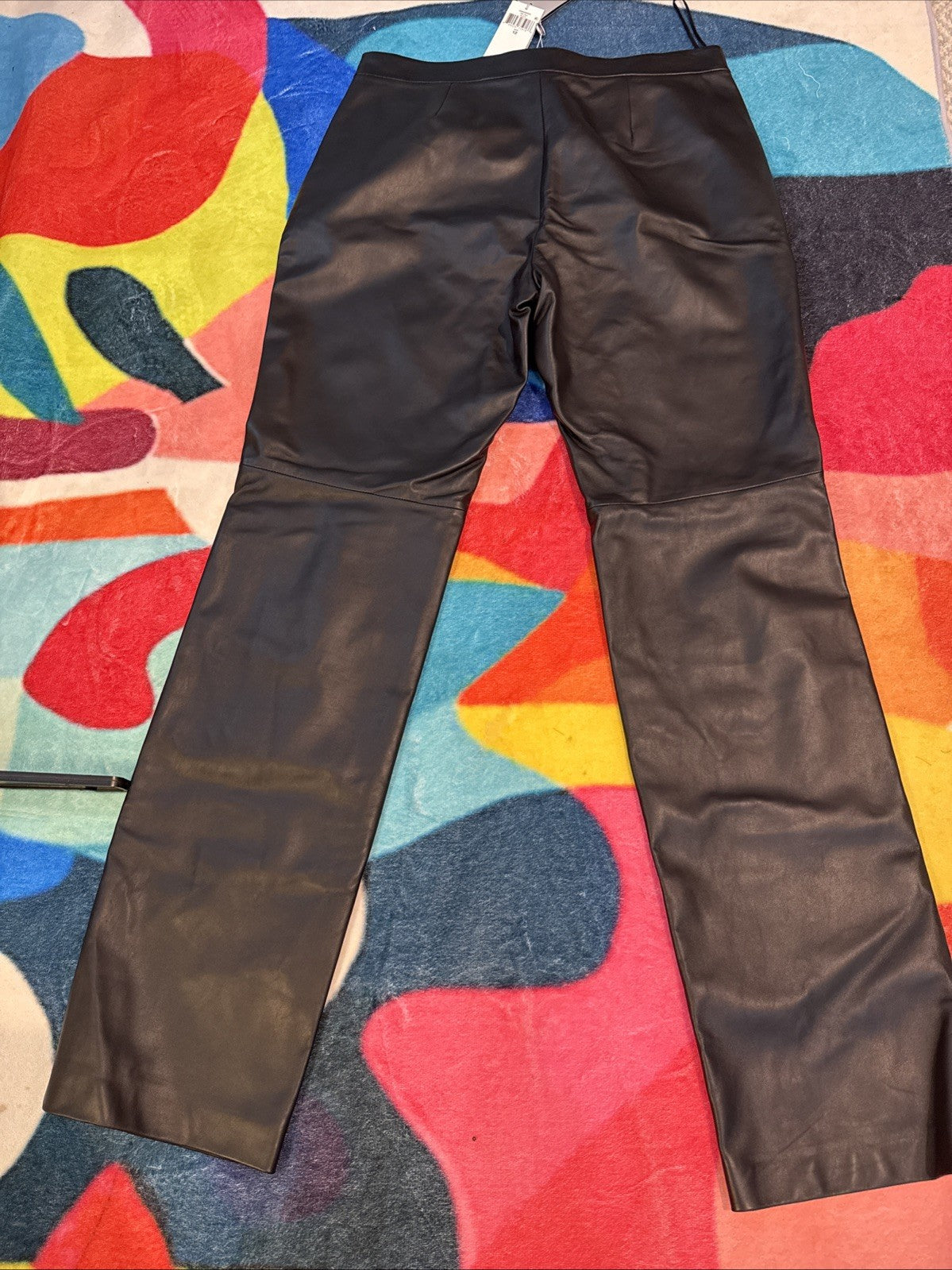 Ralph Lauren Purple Label Black Lamb Leather Pants