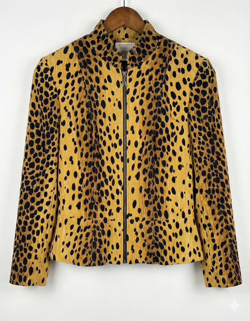 Vintage Alberto Makali Beaded Fitted Jacket Blazer (W6)