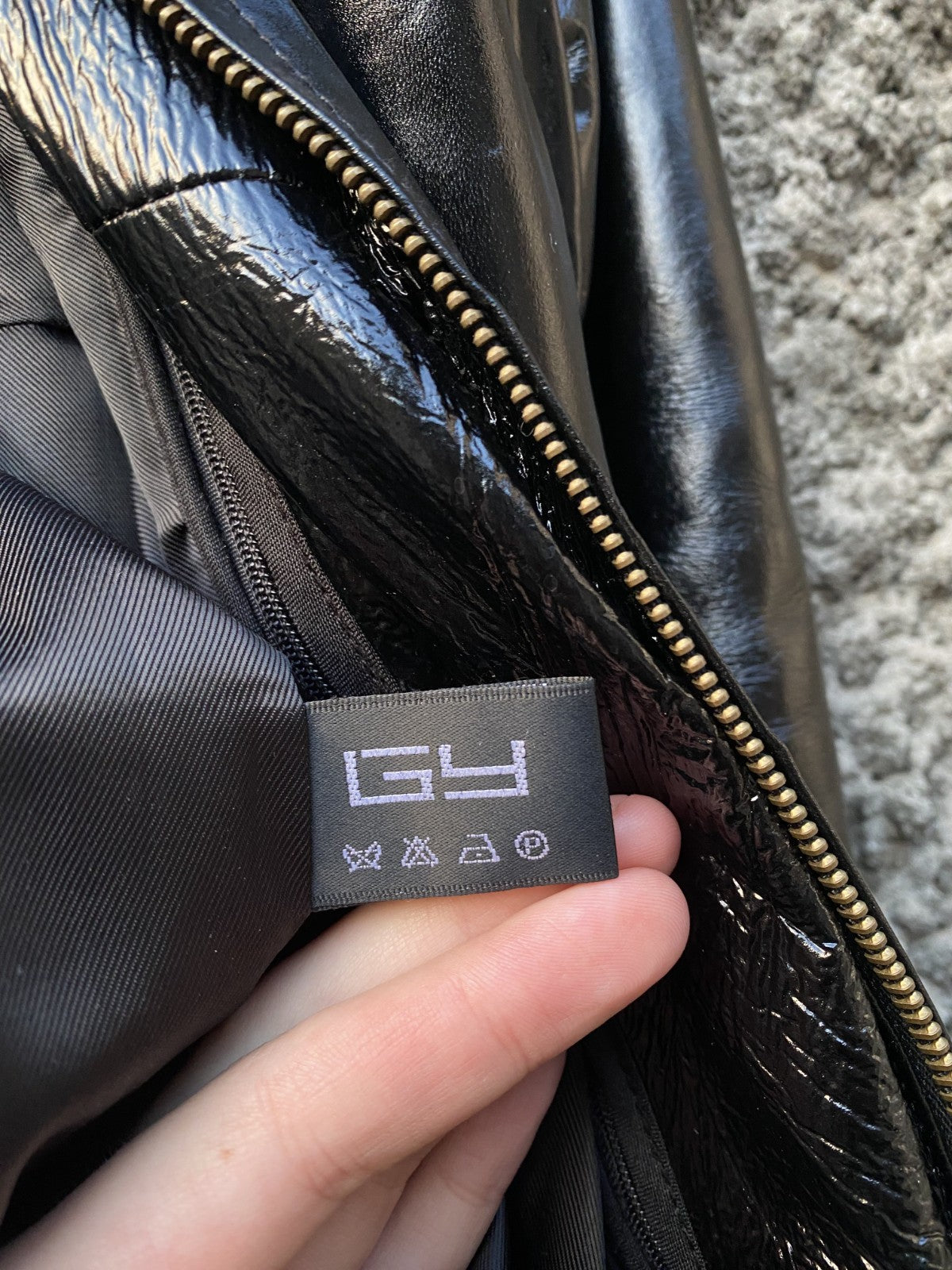 Vintage 90s Japanese Avant Garde Style Leather Jacket