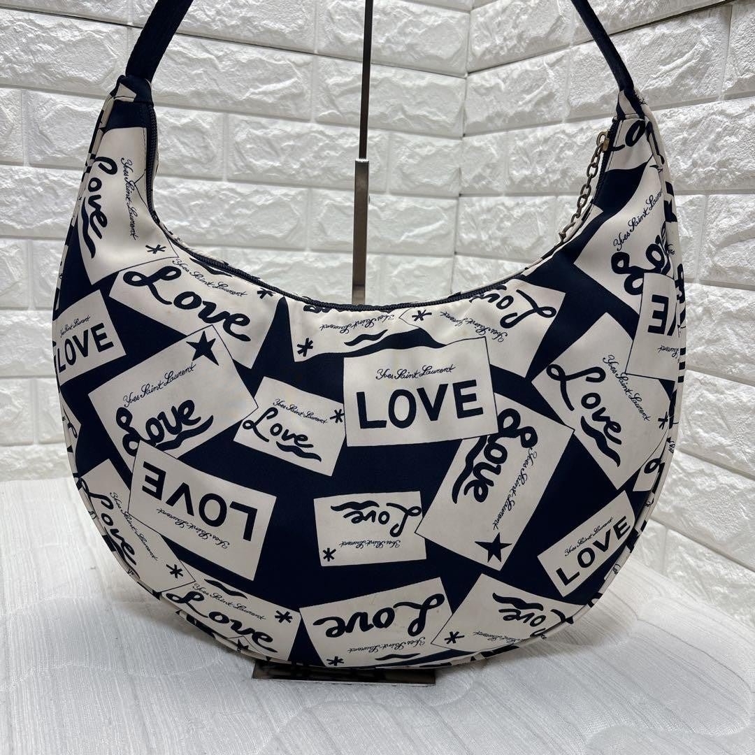 Yves Saint Laurent Love One Shoulder Bag With Charm
