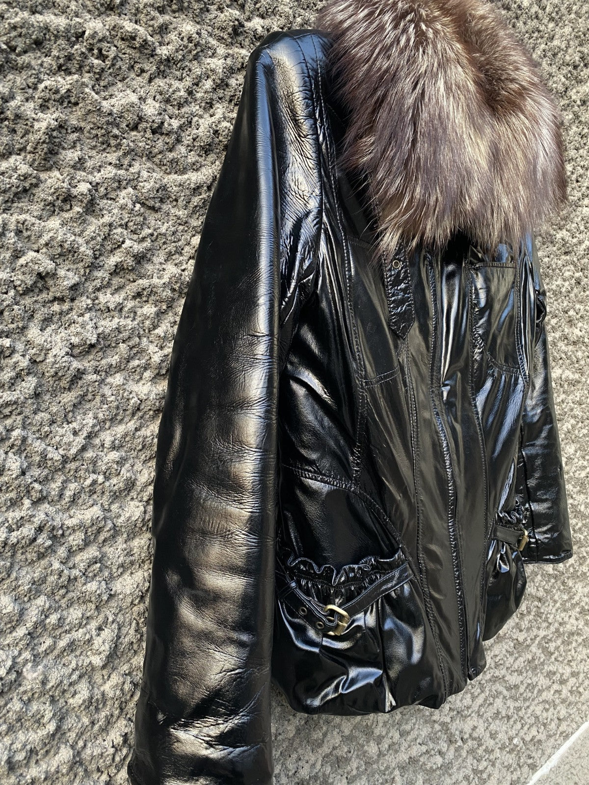 Vintage 90s Japanese Avant Garde Style Leather Jacket