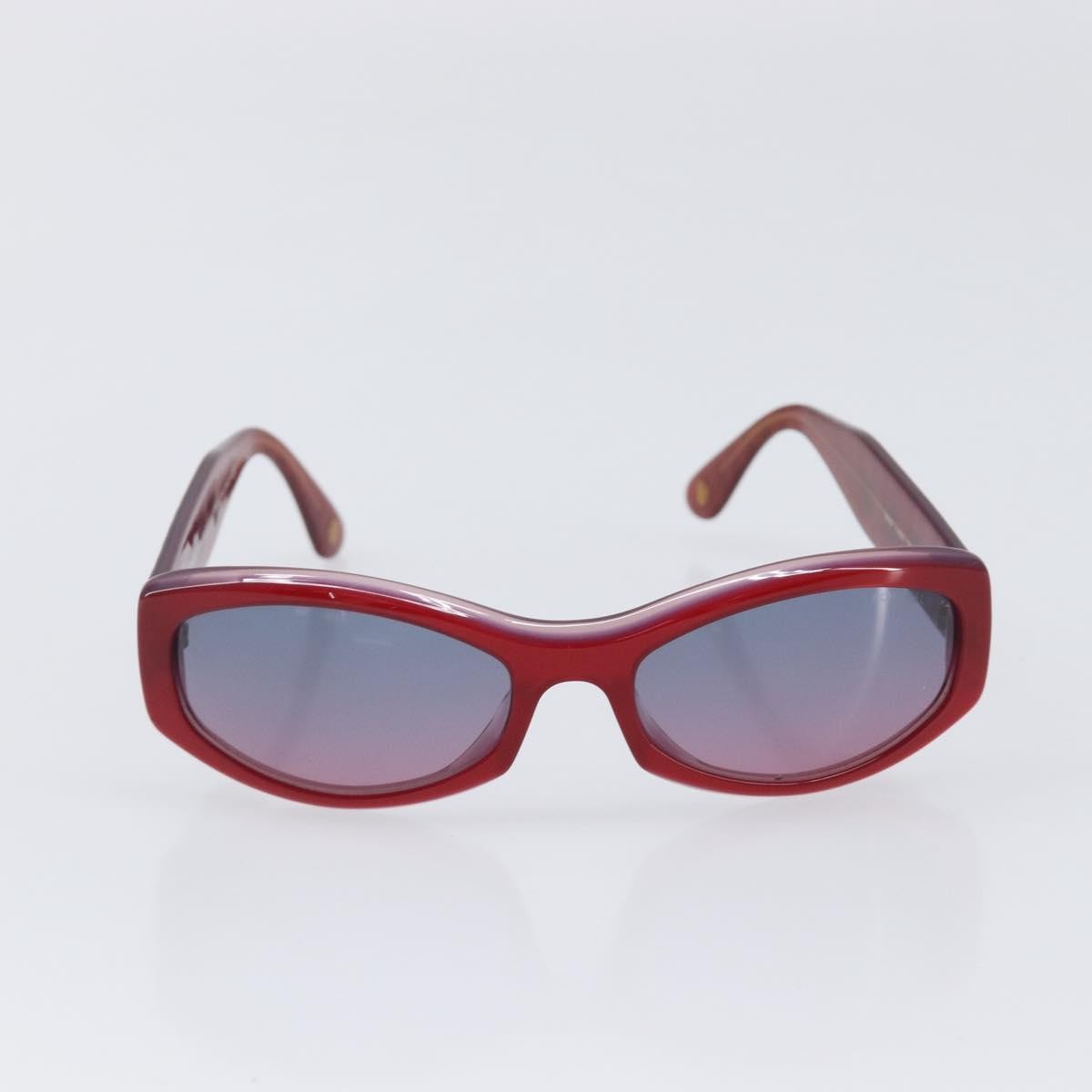 Chanel Sunglasses, Red Plastic with Gold-Tone CC Hardware