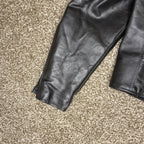 Excelled Leather Biker Moto Jacket, Black - Men's 40