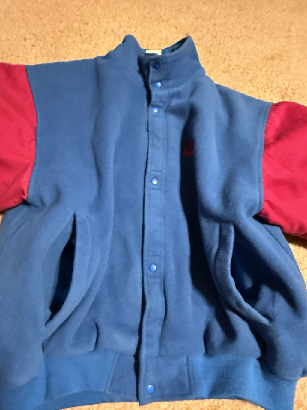 Nike Force Wool Varsity Bomber Jacket - Vintage Basketball