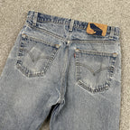 Levi's 505 Distressed Denim Jeans, Faded Wash