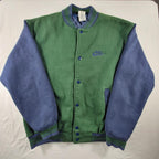 Nike Varsity Bomber Jacket in Blue and Green