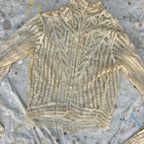 Edwardian Ecru Handmade Tape Lace Blouse Bodice