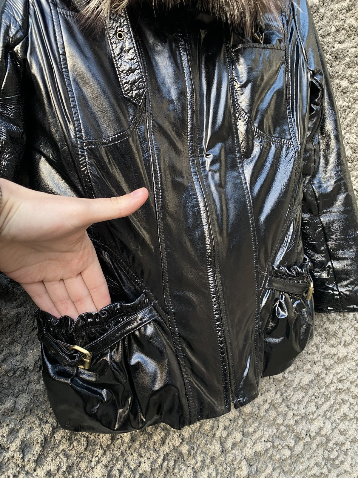 Vintage 90s Japanese Avant Garde Style Leather Jacket