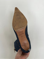 Christian Dior by John Galliano Denim Knee Boots