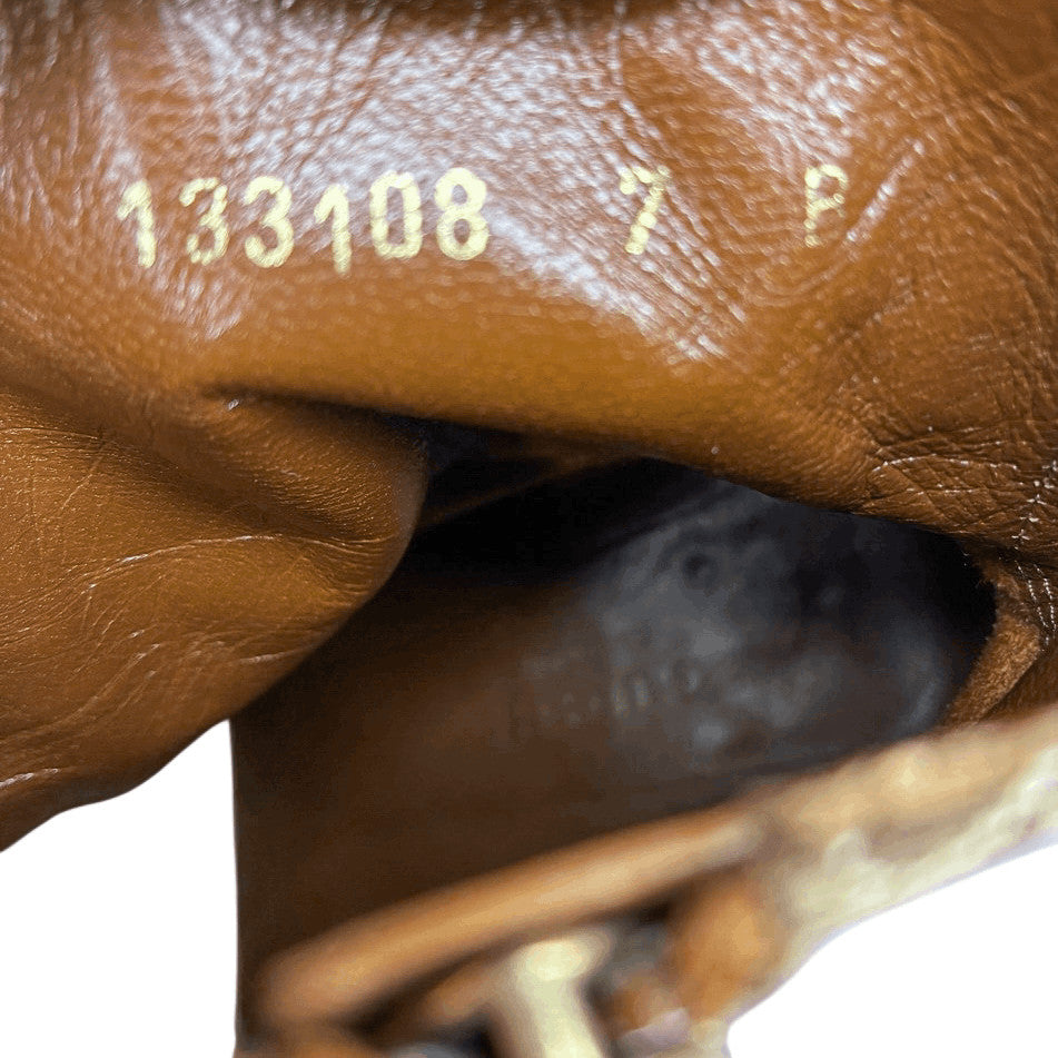 Gucci GG Monogram Ankle Booties, Praline Beige & Ebony Leather
