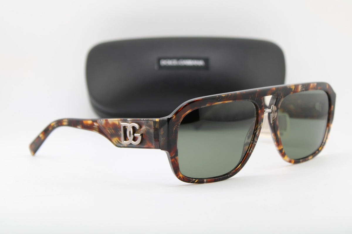 Dolce & Gabbana DG 4403 Black Brown Marble Sunglasses