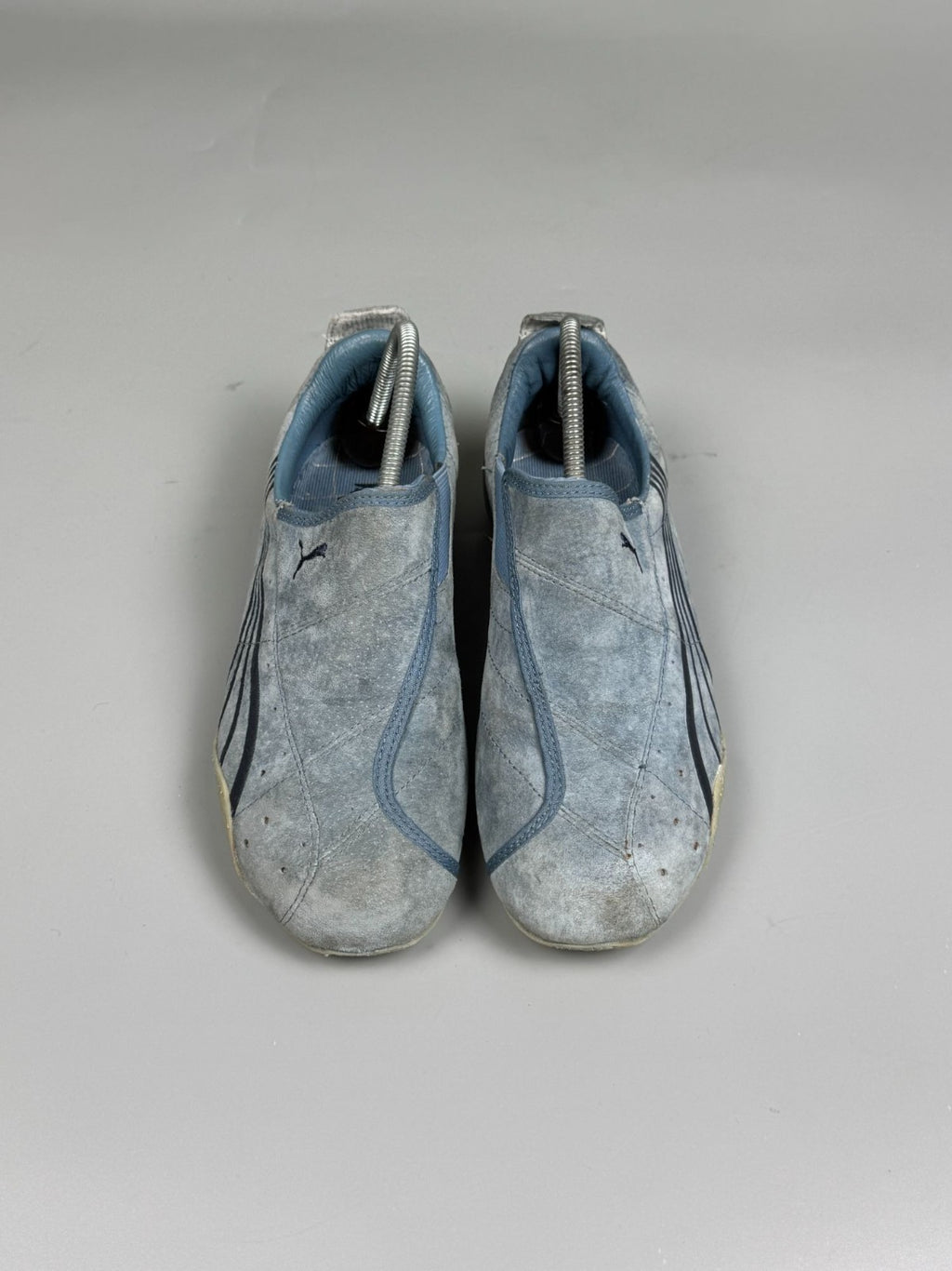 Puma Uke Vintage Blue Suede Sneakers, Women's US 7