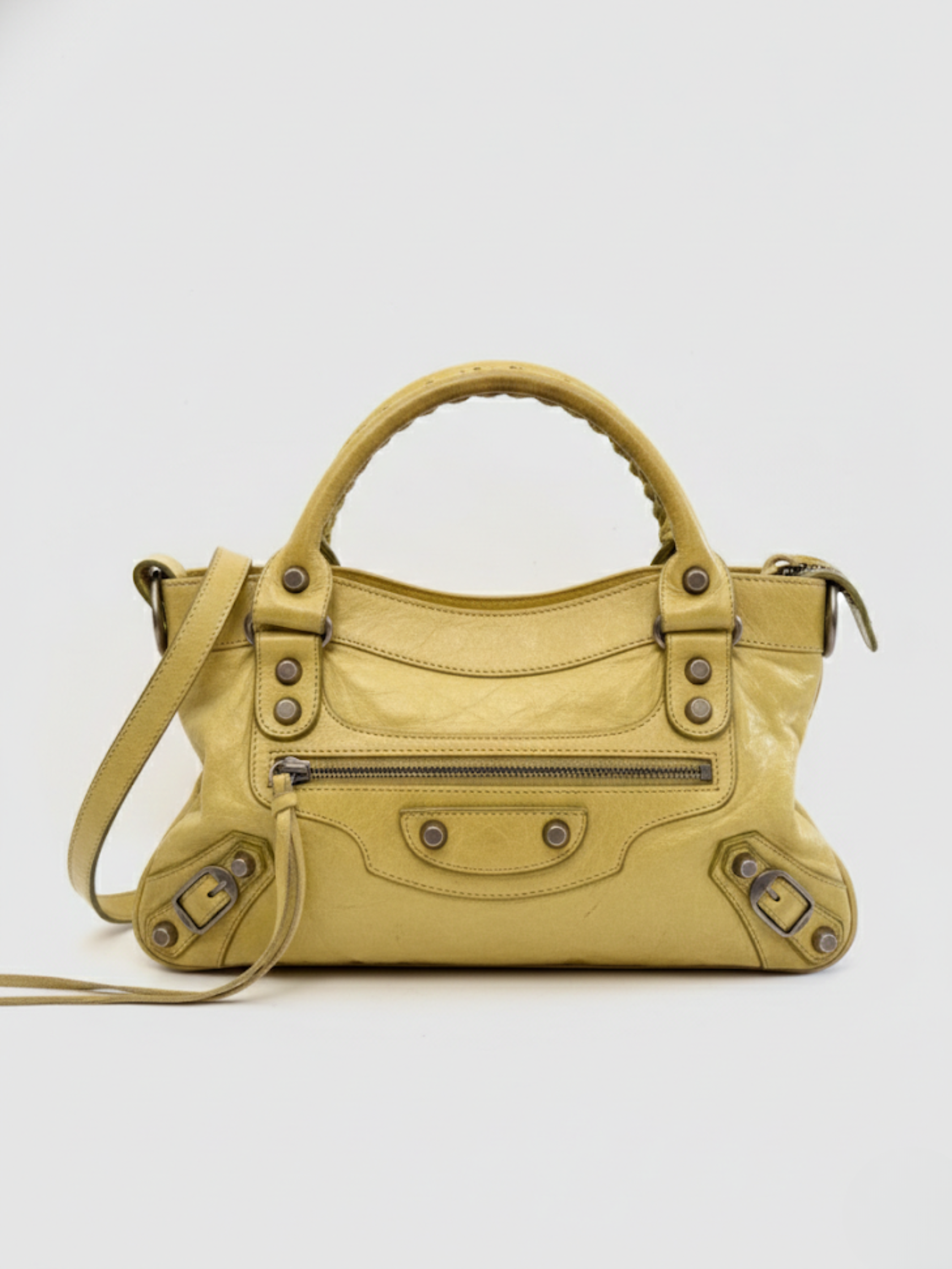 Balenciaga The City Mini 2Way Hand Bag Leather Y2K Vintage 90s Rare