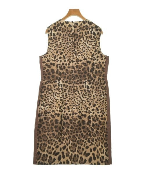 Dolce & Gabbana Leopard Print Dress, Brown