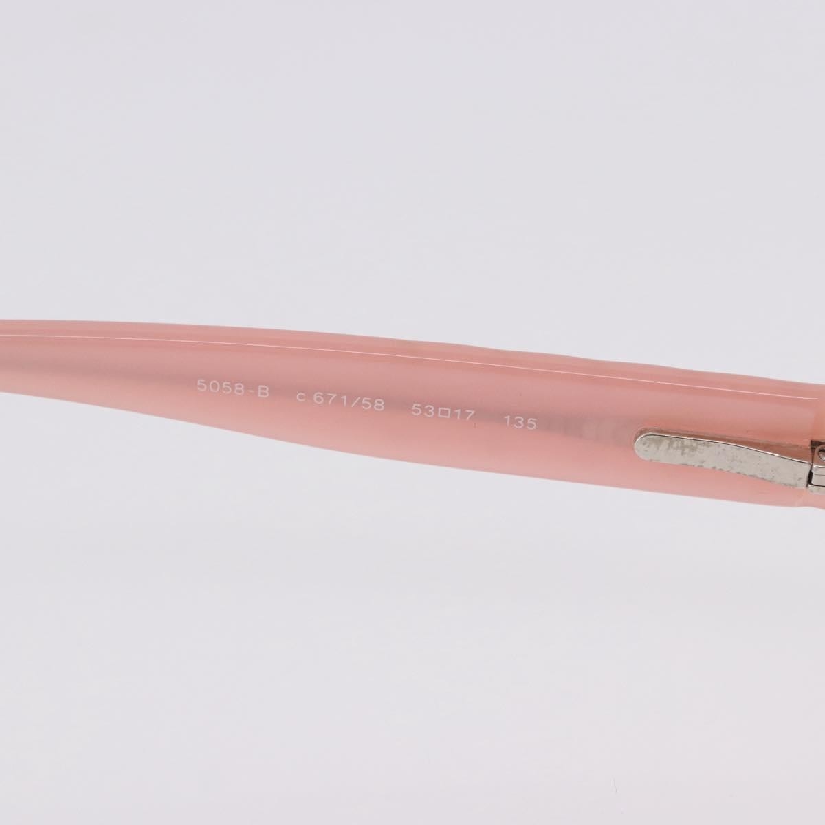 Chanel Pink Plastic CC Sunglasses