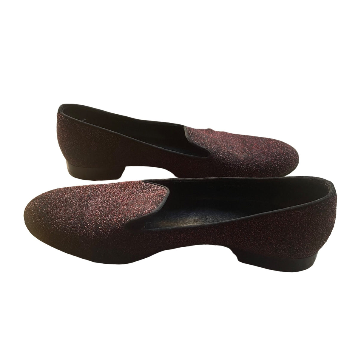YSL Yves Saint Laurent Rouge Orient Glitter Slipper Flats