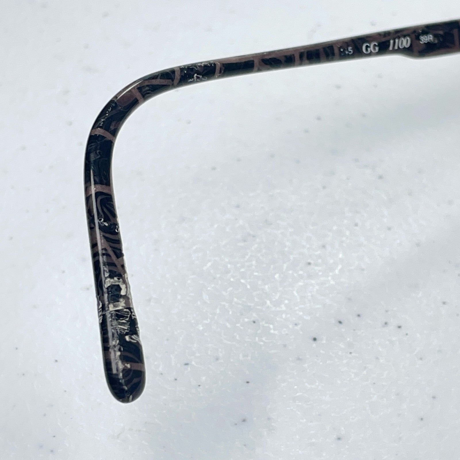 Gucci GG 1100 Aviator Sunglasses Frame, Brown & Gold